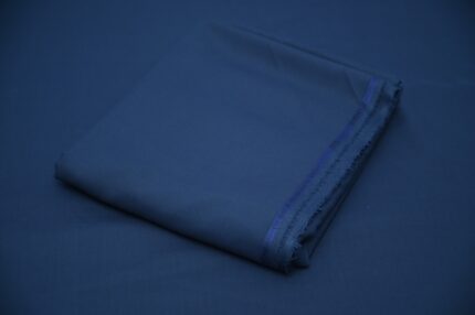 Navy blue premium wash and wear fabric for men unstitched suit – lightweight summer material for shalwar kameez