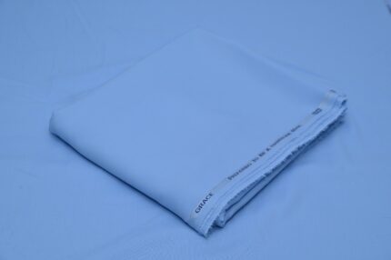 Sky blue premium wash and wear fabric for men unstitched suit – breathable summer material for shalwar kameez